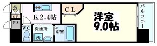 寺町駅 徒歩4分 6階の物件間取画像